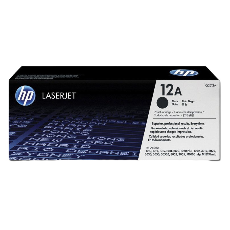 惠普(HP)Q2612A 黑色硒鼓 适用惠普1010 1012 1015 1020 3050 1018 M1005