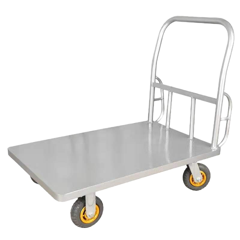 平板推车900*600*800不锈钢板材可调节子弹脚