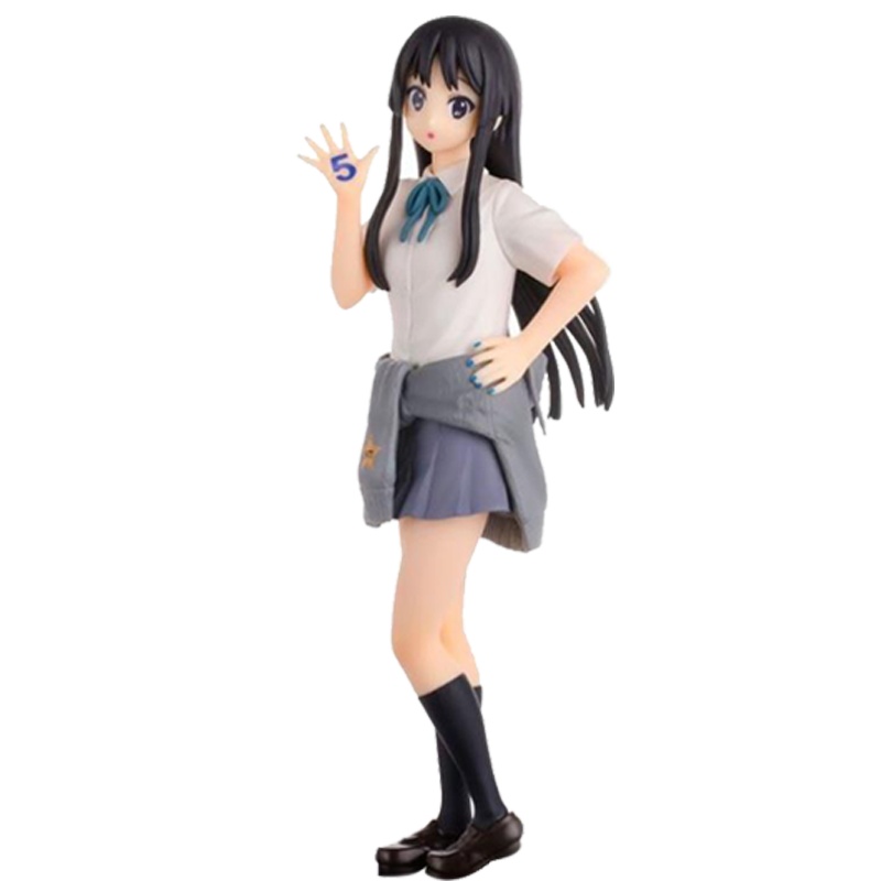 轻音少女K-ON5周年手办 秋山澪 美少女二次元模型动漫玩具摆件