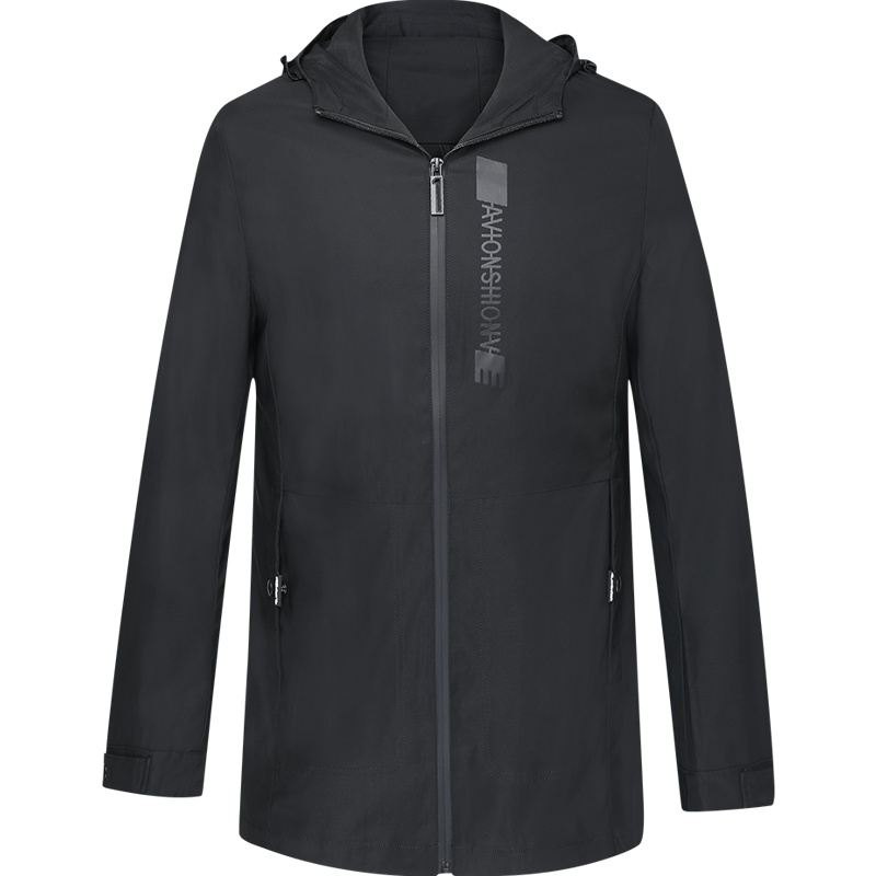 HODO红豆男装 男士风衣 2019春季新款时尚有型连帽风衣男