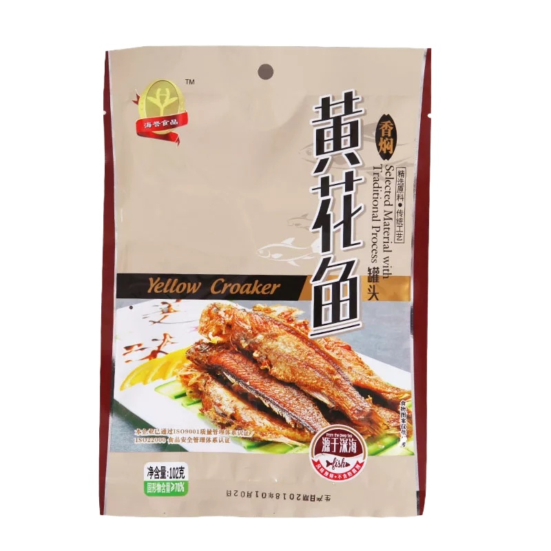 YJ海易罐头黄花鱼(102g袋装)