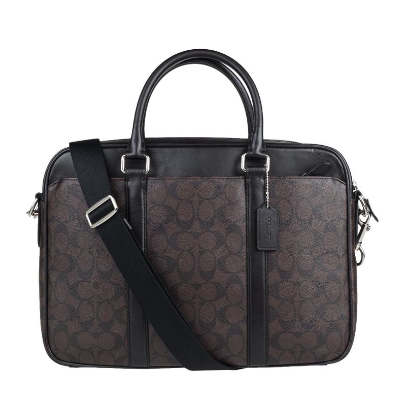 COACH PVC大号公文包棕色F54803