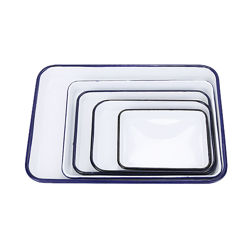 大通轩恒 搪瓷方盘 实验室托盘 耐酸耐碱托盘50cm*70cm*7.5cm