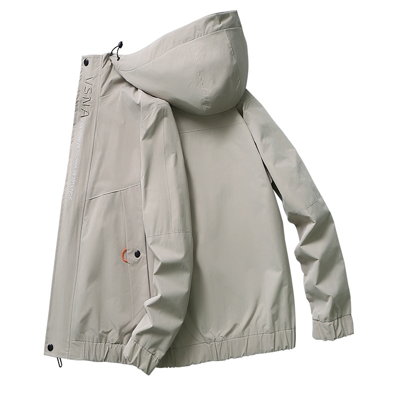 花花公子(PLAYBOY ICON)男士2020新款秋季韩版潮流连帽飞行夹克外套