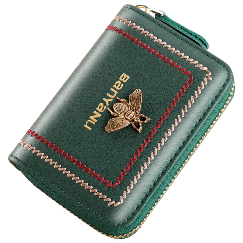 卡包女士小巧精致高档2021新款真皮大容量多卡位驾驶证卡夹一体包