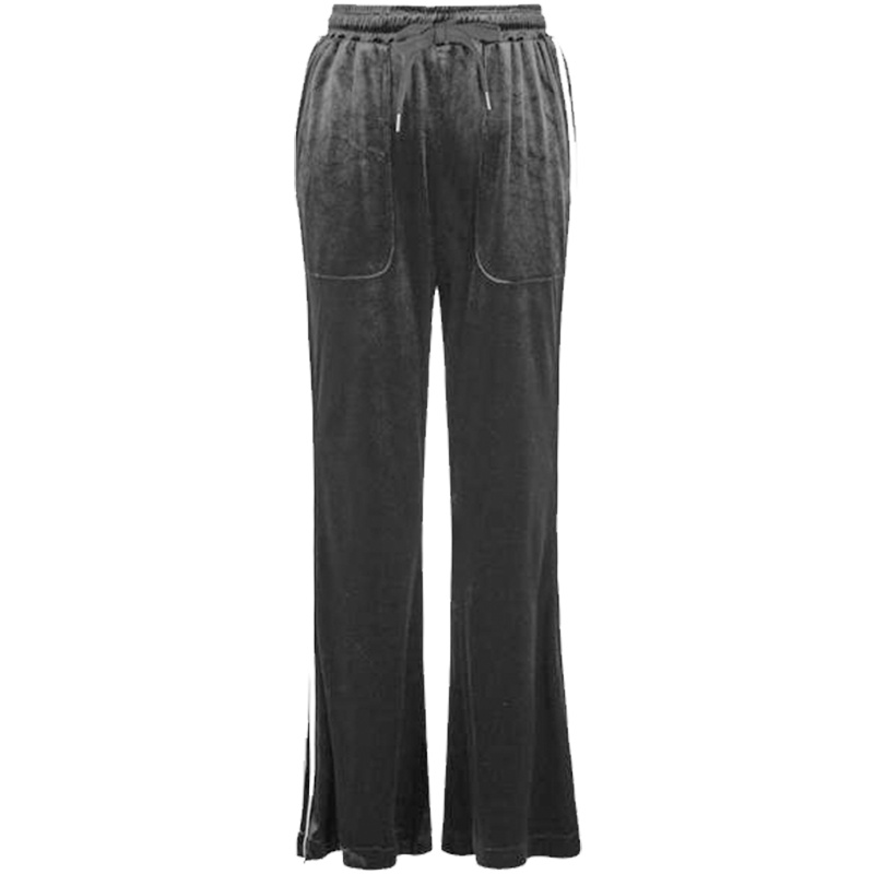 【热卖】【日特惠 179元2件】阔腿喇叭裤子女秋装新款高腰宽松韩版ulzzang金丝绒休闲长裤