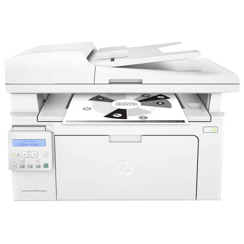 惠普(HP)MFP M132snw A4幅面黑白激光多功能一体机 (打印、复印、扫描 )