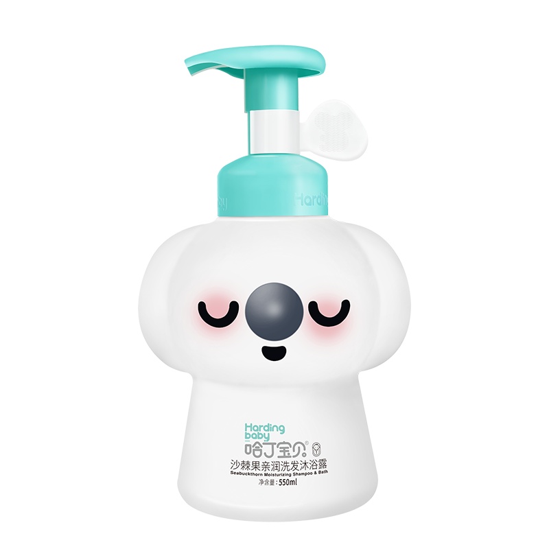 哈丁宝贝沙棘果亲润洗发沐浴露550ml