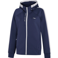 李宁男连帽国潮宽松学生长袖开衫上衣运动卫衣