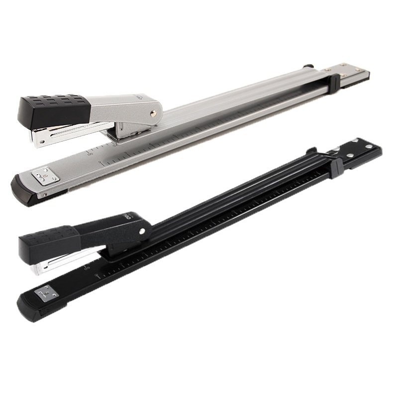 得力（deli）0334 长臂订书机 中缝专用 25张 A3装订机 混色 单个装