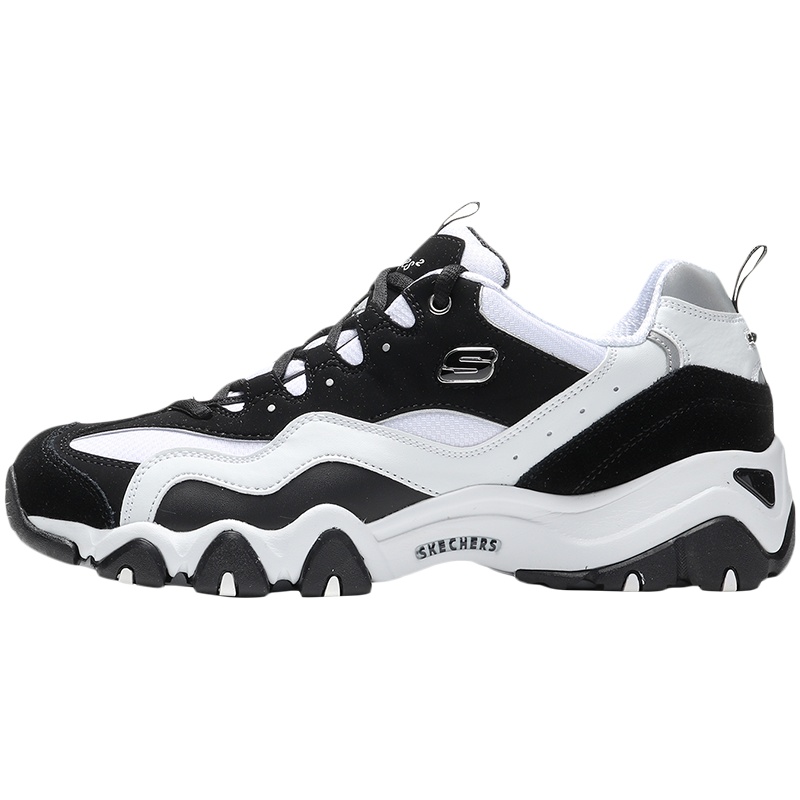 .Skechers斯凯奇男鞋熊猫鞋时尚休闲复古厚底老爹鞋666049.