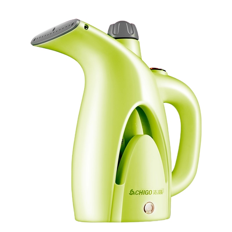 志高(CHIGO)手持挂烫机便携式电熨斗 家用小型带提手熨烫衣物 迷你蒸汽熨斗蒸汽刷ZD188绿色