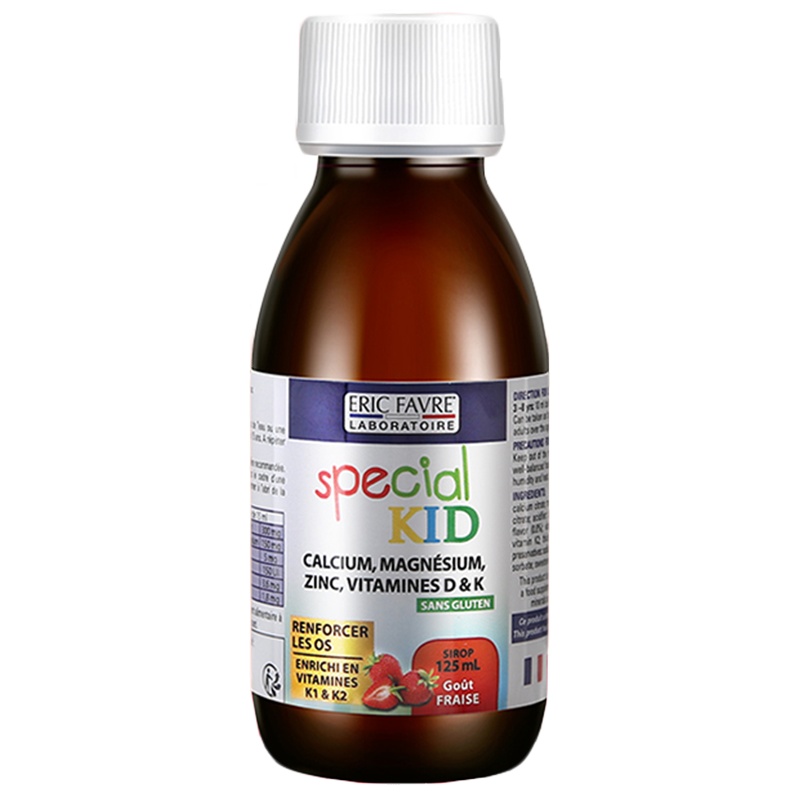 [自营]法国ERIC FAVRE艾瑞可 儿童钙镁锌复合型营养液125ml 6个月以上