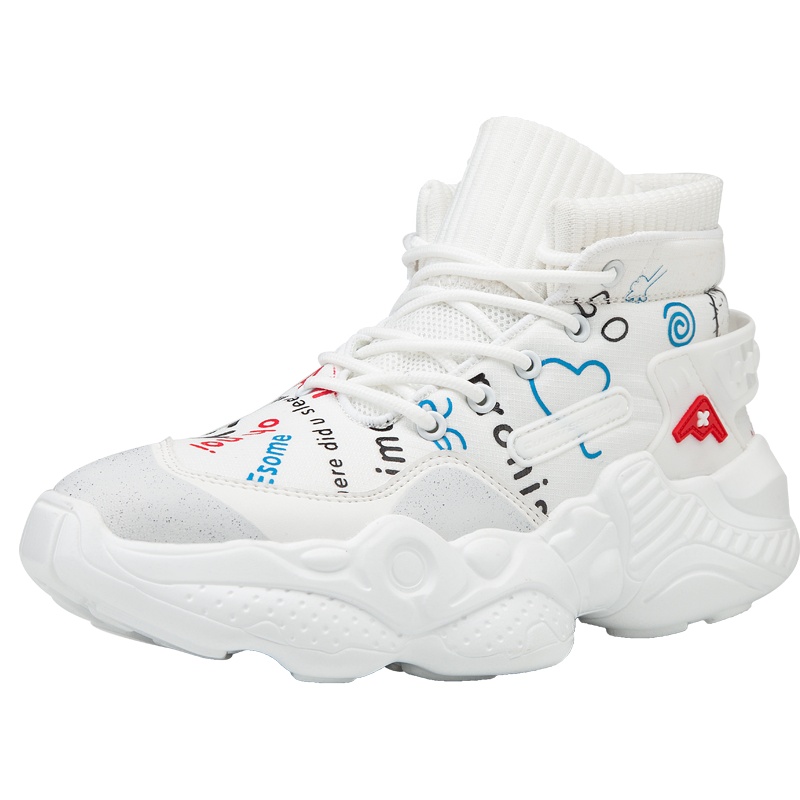 英伦班纳(ENLEN&BENNA)新款休闲高帮运动篮球鞋男鞋