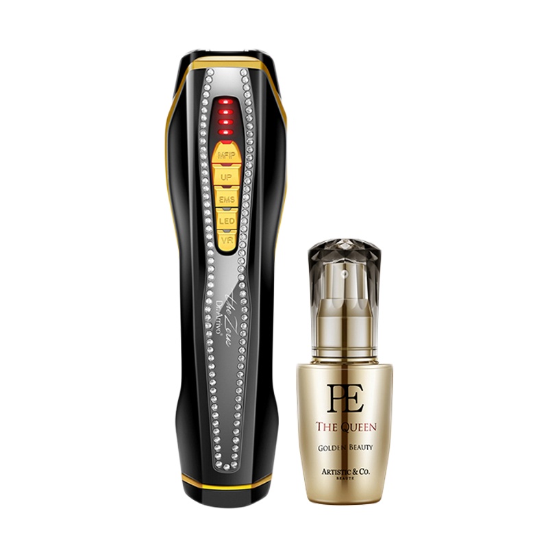 ZeuS(宙斯)美容仪 亮肤嫩白去皱提拉紧致导入 EMS/微电流脉冲 第五代奢华雅黑旗舰版