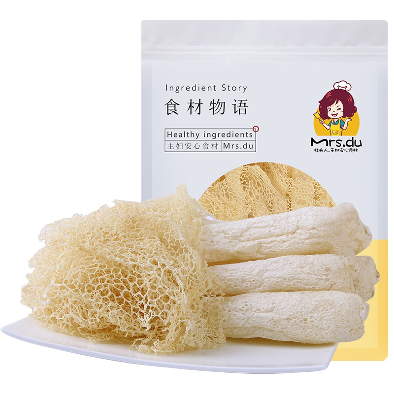 杜夫人竹荪50g 竹荪干货菌菇长裙竹笙新鲜干竹孙竹参竹逊竹菌足荪