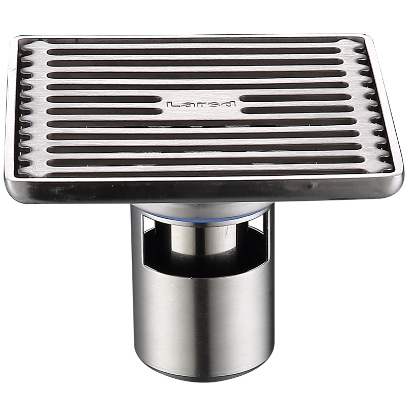 莱尔诗丹(Larsd) 地漏不锈钢 防臭地漏 加厚防堵 大流量淋浴地漏 VO2