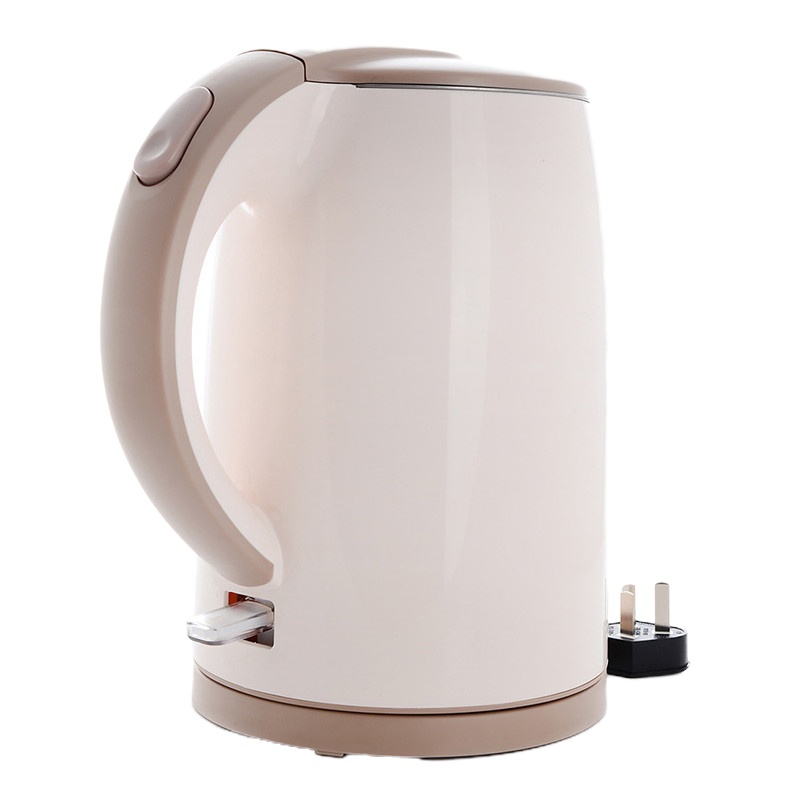 美的/Midea H415E2j电热水壶优质温控器1.5L大容量 粉色家用热水壶双层防烫防干烧 超易清洗304不锈钢