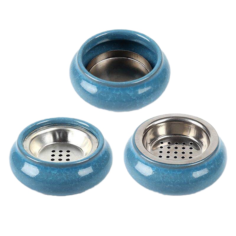 企购优品香炉冰裂窑变盘香炉 铜盖合金香薰炉塔香炉焚香炉