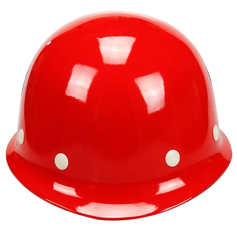 卓顺杰玻璃钢盔式安全帽施工用工地安全帽保护头部 可印制LOGO20顶起印