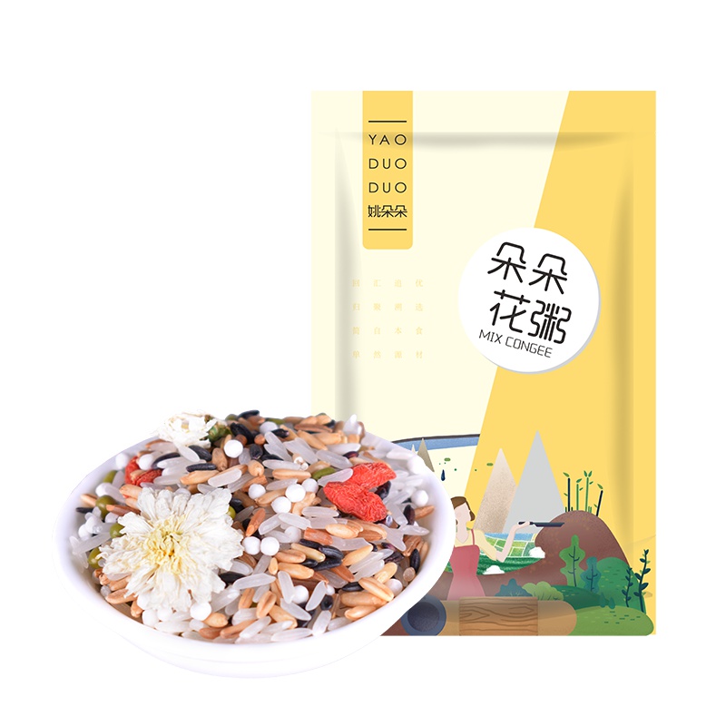 姚朵朵菊花枸杞粥料100g混合五谷杂粮粥原料组合营养粥原料