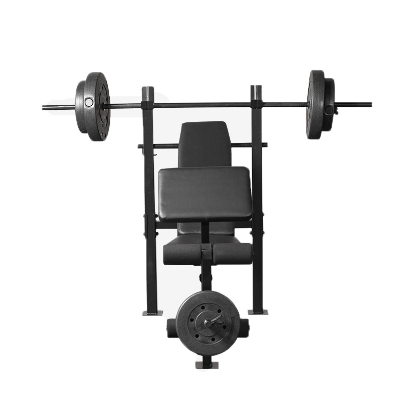 多功能杠铃床举重床杠铃架套装运动健身器材家用哑铃凳 卧推架（专业）