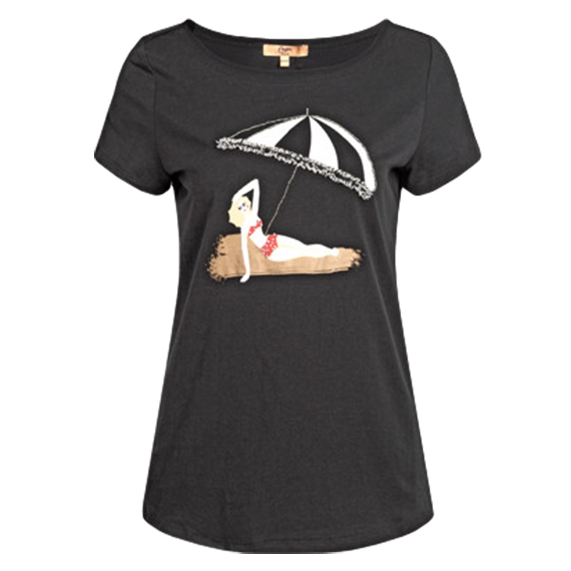 【福利款】拉夏贝尔休闲圆领T恤