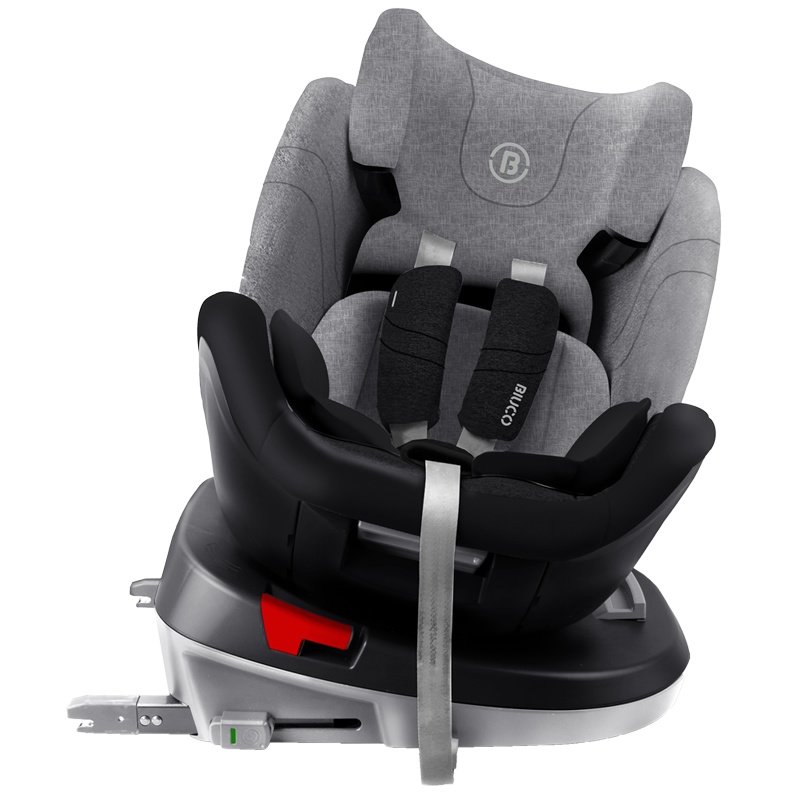 BIUCO贝欧科汽座儿童安全座椅0-12岁婴儿宝宝360度旋转isofix接口 BC800F