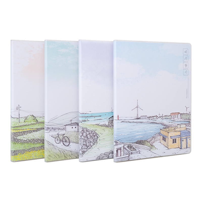 得力(deli)T3296胶套本32K/96张 4本装 学生笔记本软抄本记事本日记本笔记本子