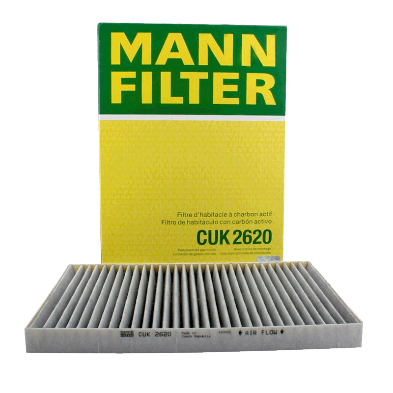曼牌(MANN)活性炭空调滤CUK2620适配08-15款逍客/10-12款奇骏/09-16款科雷傲