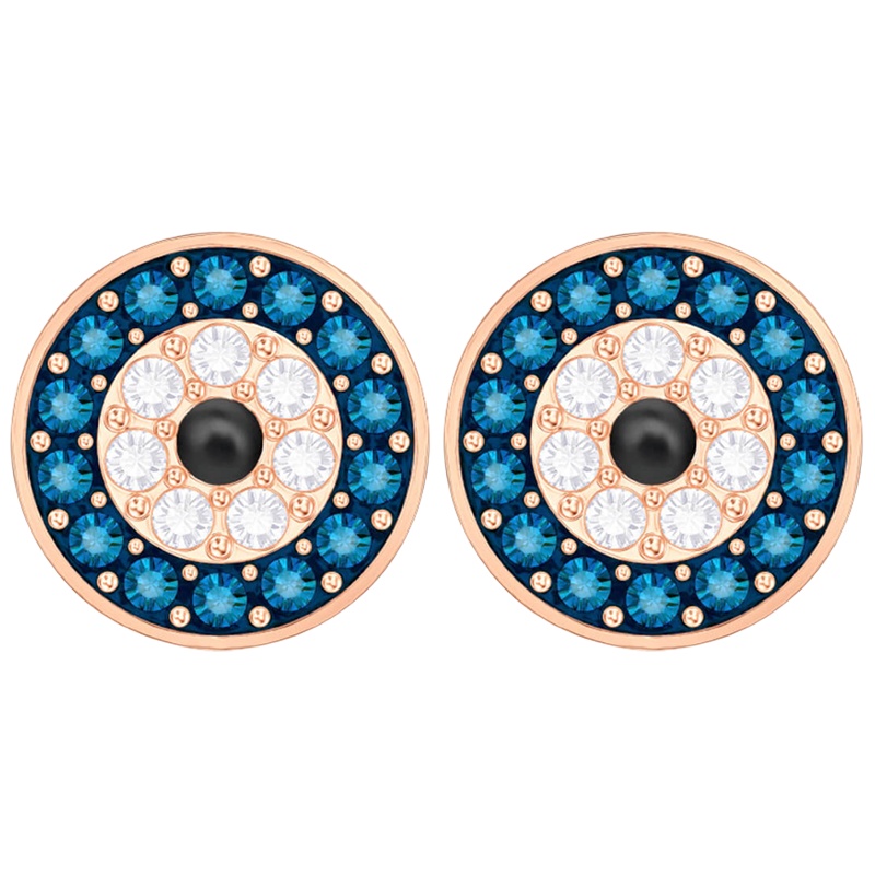 施华洛世奇(SWAROVSKI)恶魔之眼水晶耳钉人造水晶 送恋人5377720