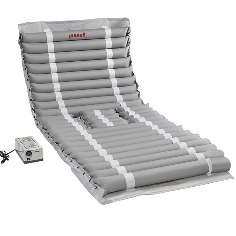 鱼跃(Yuwell)气垫床医用家用 卧床病人护理老人防褥疮气床垫 降噪升级款 防褥疮垫(带坐便孔条纹式22管)