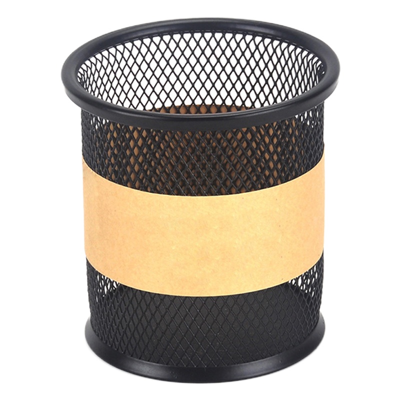 正彩 2461 笔筒金属彩色多功能网状创意时尚 小清新办公收纳盒整理组合笔盒小笔座桌面摆件 5个价