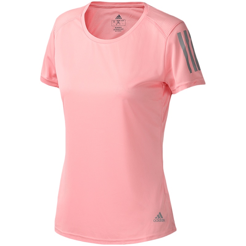 阿迪达斯女服短袖T恤跑步健身训练休闲运动服FL7815