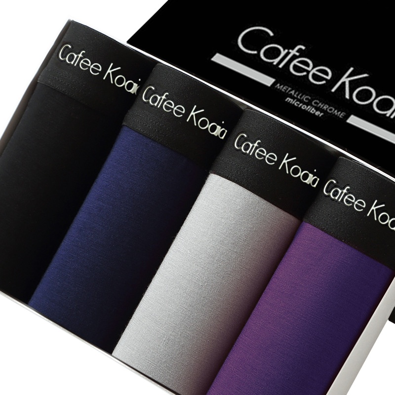 男士内裤男平角裤中腰莫代尔棉裆性感裤头男四角裤