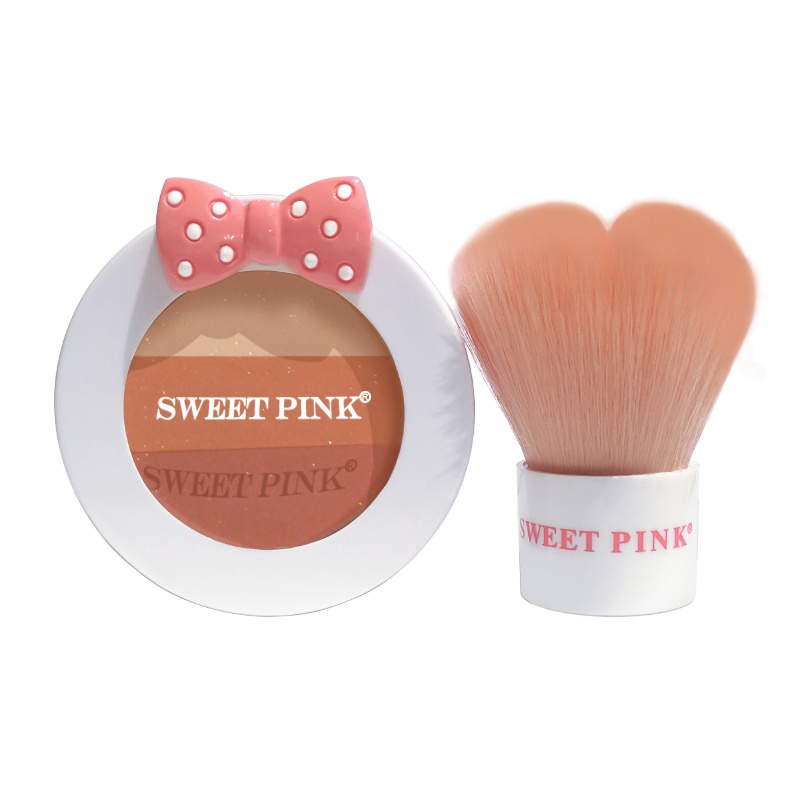 粉色安琪 公主腮红礼盒3.8G裸杏粉