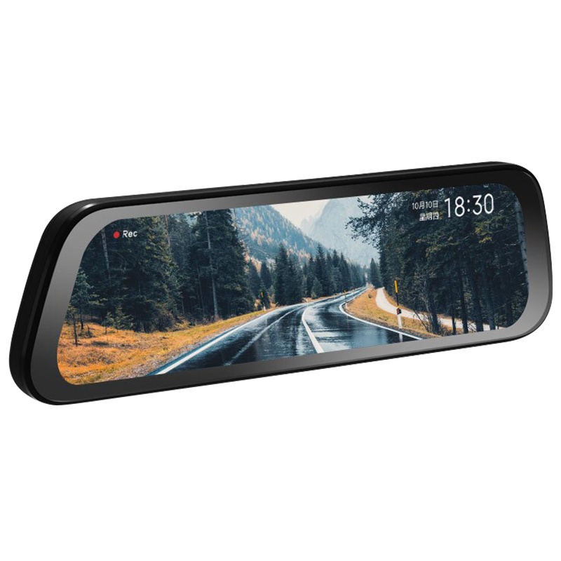 70迈行车记录仪 全面屏流媒体后视镜 高清双录 倒车影像停车监控 APP管理+流媒体高清后拉+停车监控线