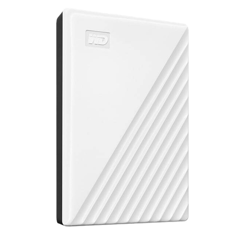 西部数据(WD)2TB USB3.0移动硬盘My Passport随行版 2.5英寸 白色(密码保护 自动备份)3年质保