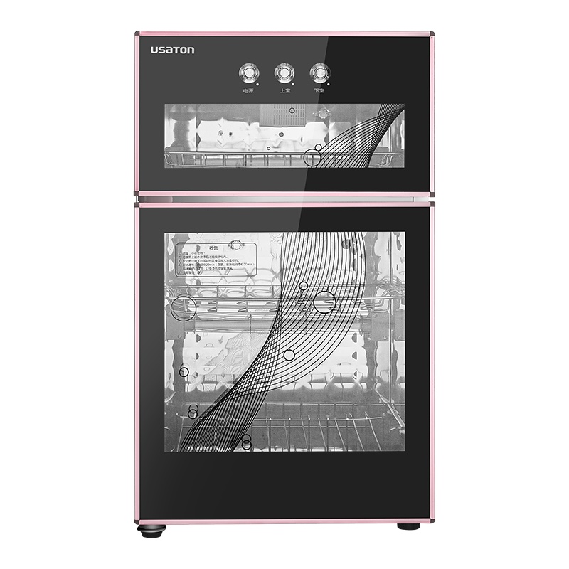 阿诗丹顿(USATON)立式消毒柜ZTP80-K302 二星级家用 上层臭氧消毒、下层红外线高温烘干 80L