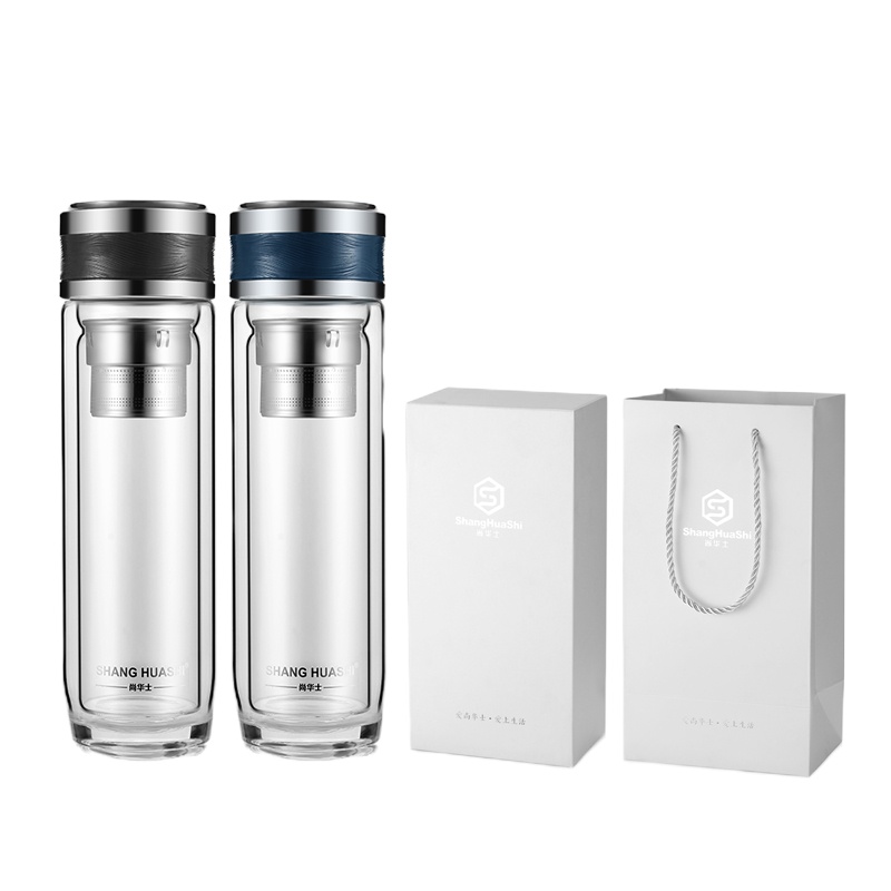 尚华士水珍珠双层水晶杯