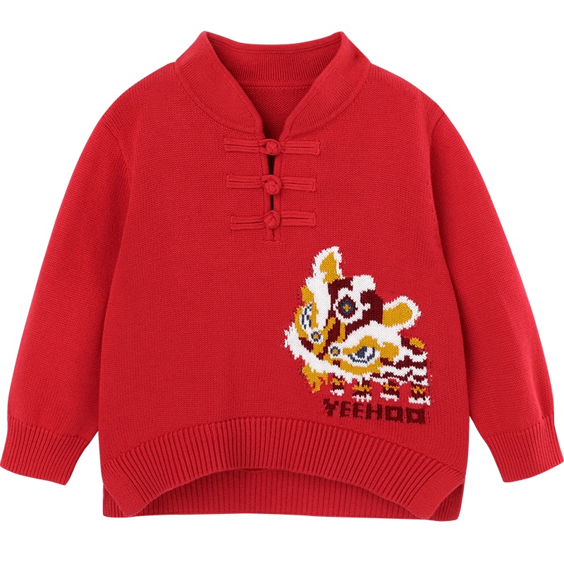 英氏儿童套装男女宝宝圆领长套衣 2020秋冬新款