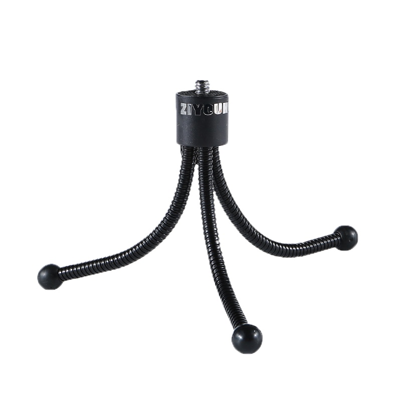 自由虎ZIYOUHU 便携式摄像机支架旅游观光望远镜三脚架八爪鱼支架
