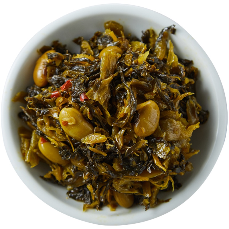 【65g*7包】江南美食 油炒雪菜毛豆 休闲小菜 开袋即食 美味下饭 酱菜 咸菜腌菜