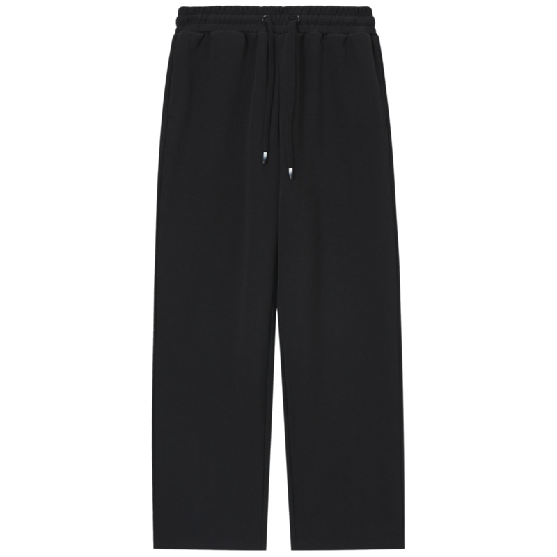 【满198减100预估价：98】森马休闲裤女2021春季新款宽松显瘦阔腿裤高腰拖地裤黑色运动裤潮