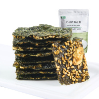 新农哥海苔夹心脆35g 即食海苔儿童 巴旦木脆片休闲零食