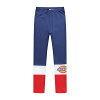Dickies 女士休闲卫裤印花撞色拼接弹力潮流紧身裤