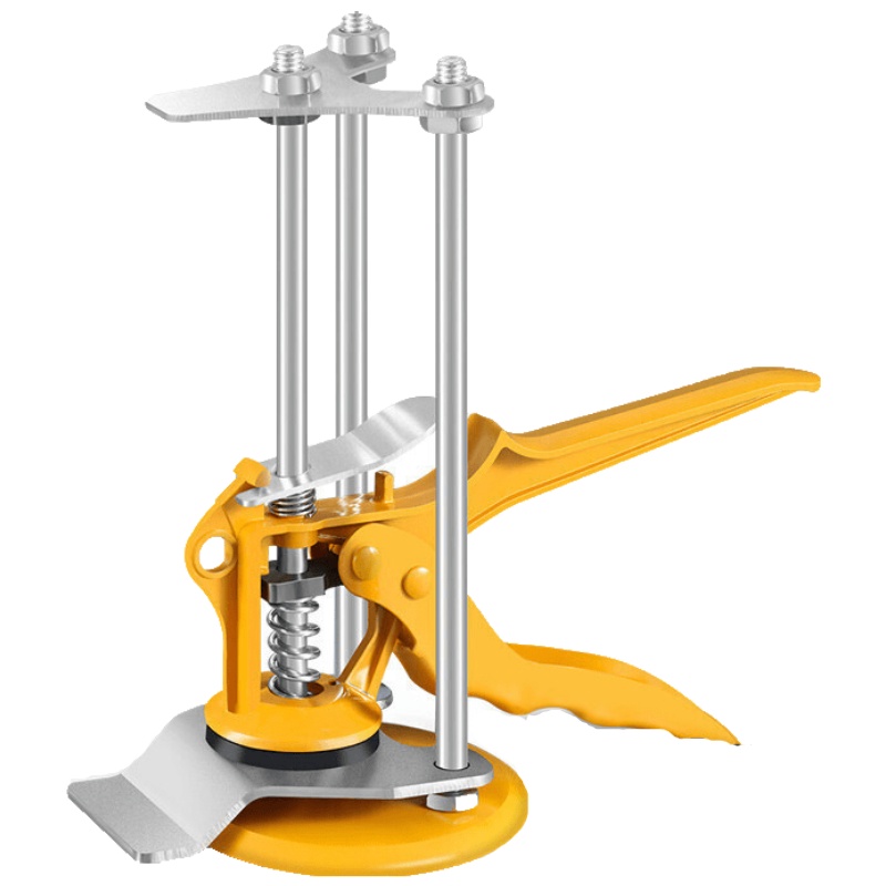 汐岩瓷砖工具大全瓦工贴瓷砖工具辅助铺地板墙砖定位瓷砖升降调平器高低顶高调节器 [升级款]3柱定位器4个装