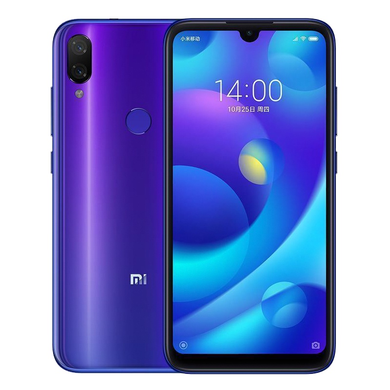 小米 (MI) 小米Play 流光渐变AI双摄 后置1200万 6GB+64GB 梦幻蓝 小水滴全面屏拍照游戏智能手机双卡双待移动联通电信全网通4G手机