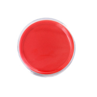 得力(Deli)办公9863圆形快干印台 印泥 会计财务专用红色 橡皮章印泥印台