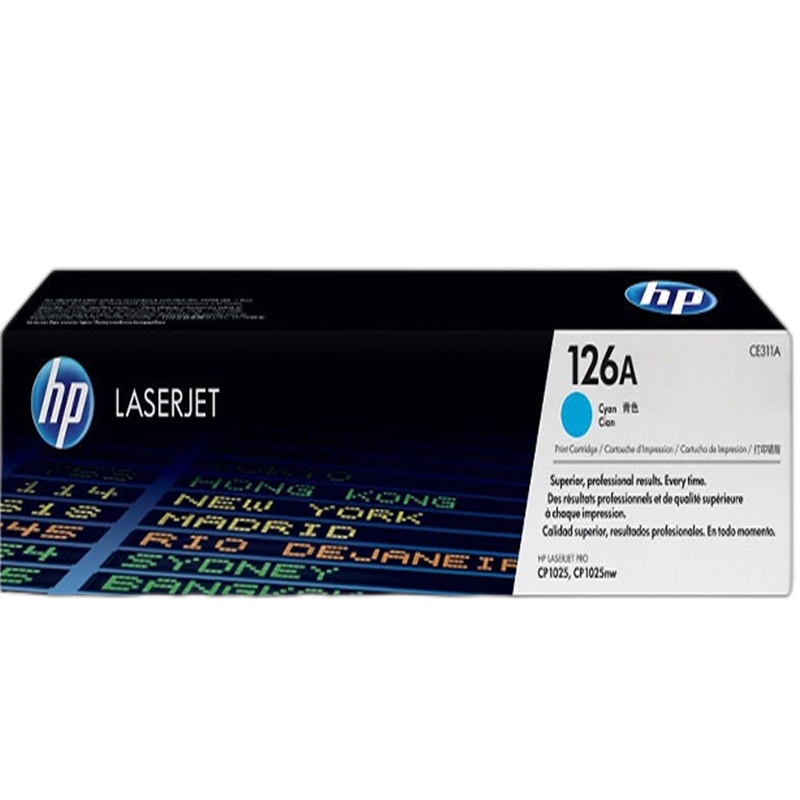 HP 彩色激光打印机硒鼓126A CE311A青色/CE312A黄色/CE313红色 单色单位:个